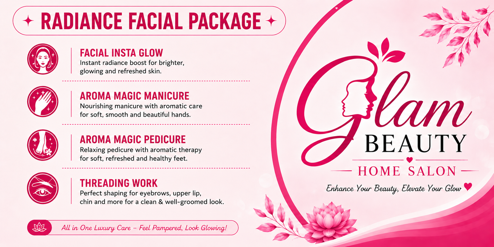 Radiance facial package